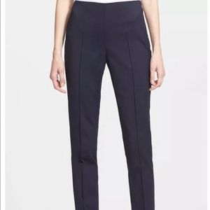 NWT  AKRIS PUNTO Donny Navy Blue STRETCH Cotton